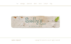 sally's Eyelash web-site